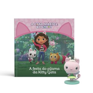 Gabbys Dollhouse Livro A Festa do Pijama - Fun Divirta-se